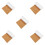 5Pcs Corkboard Roll with Adhesive Backing for Wall and Crafts 5