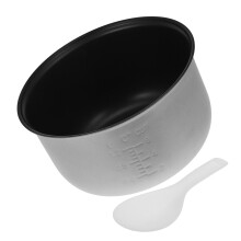2Pcs Household Rice Cooker Inner Pot Non-Stick Aluminum Alloy Silver