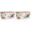 2 Pcs Ceramic Butter Box Container For Fridge Rustic Dish With Lid 2