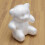 2pcs White Polystyrene Bear Shape For Crafts Diy Valentines Day Gift 7