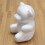 2pcs White Polystyrene Bear Shape For Crafts Diy Valentines Day Gift 8