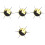 4Pcs Ergonomic Acrylic Metal Nail Dotting Tool Set Multi Color 5