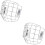 2Pcs Durable Silver Mask Multi-Sport Baseball Safety Gear 8