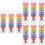 54Pcs Durable Plastic Badminton Shuttlecocks for Training and Home Use 6