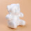 2pcs White Polystyrene Bear Shape For Crafts Diy Valentines Day Gift 10