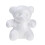 2pcs White Polystyrene Bear Shape For Crafts Diy Valentines Day Gift 3