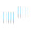 2 Pcs Silicone Dot Needle Pen Brush Nail Art Tools For Brushes Blue 7
