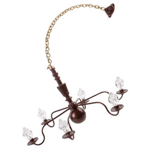 4pcs Model Chandelier Lamp Post Abs Branches 1
