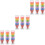 54Pcs Durable Plastic Badminton Shuttlecocks for Training and Home Use 5