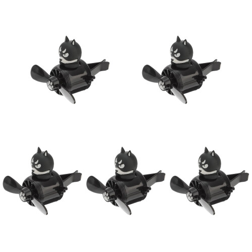 5St Auto Diffuser Ventilator Zwart ABS Decoratie Luchtverfrisser 1