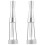 2Pcs Silver Reusable Coffee Stirrer for Smooth Espresso Brewing 2