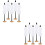 10Pièces Mini Mannequin ABS Colorés Support Robe Vêtements 6