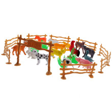 1 Set Miniature Farm Animal And Scene Props For Photos