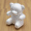 2pcs White Polystyrene Bear Shape For Crafts Diy Valentines Day Gift 6