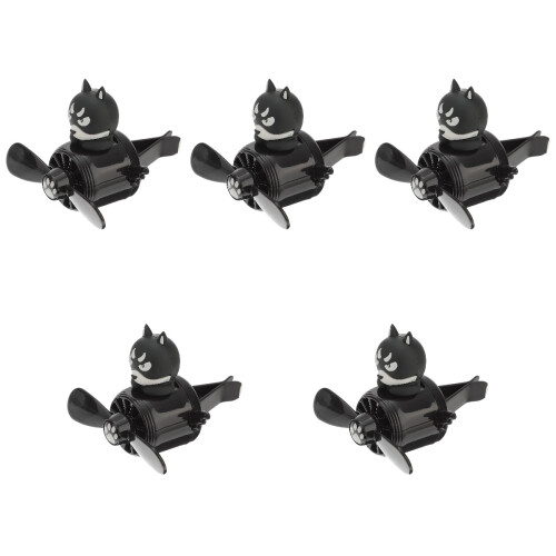 5St Auto Diffuser Ventilator Zwart ABS Decoratie Luchtverfrisser 2