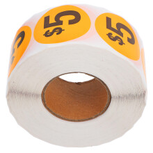 4000St Ronde Prijsstickers Voor Retail En Garageverkoop Gebruik