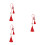 3Pcs Creative Red Dragon Car Pendant Hanging Interior Decor 8