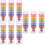 54Pcs Durable Plastic Badminton Shuttlecocks for Training and Home Use 7
