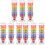 54Pcs Durable Plastic Badminton Shuttlecocks for Training and Home Use 2