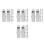 4Pcs Metal Wire Clips Silver Small Spring Clamps for Cable Management 8