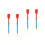 4Pcs Multi- Training Javelins Soft Plastic Safe Throwing 6
