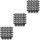 60Pcs Horizontal Rubber Jack Plugs for Floor Jacks Leak Prevention 10