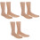6Pcs Light Brown Plastic Foot Mannequin for Socks Shoe Display Holder 5