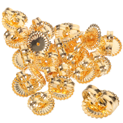 80Pcs Sturdy Golden Earring Stoppers Locking Backs for Heavy Earrings 2