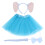 2Sets Blaue Kopfband Und Für Damen 1