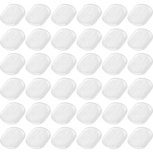 160Pcs Clip on Earring Cushion Pads Soft Transparent PVC Backings