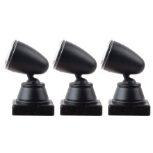 15St Zandtafel Signaallamp Zwart Mini Spotlicht Voor Model En Diorama