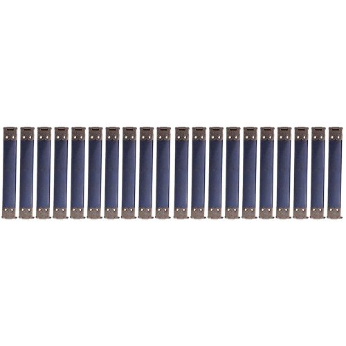 200Pcs Dark Blue Metal Internal Hinges Flex Frames for Handbag Sewing 1