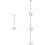 4Pcs Adjustable Silver Handbag Storage Rack with Non-Slip Eva Base 7