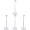 4Pcs Adjustable Silver Handbag Storage Rack with Non-Slip Eva Base 3