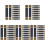 100Pcs Multi Color Iron Internal Flex Frames for Sewing Purse Hardware 3