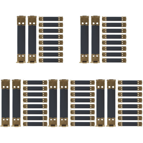 100Pcs Multi Color Iron Internal Flex Frames for Sewing Purse Hardware 2