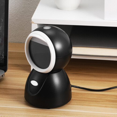 Black ABS Inventory Scanner with Adjustable Angle for Shop 2