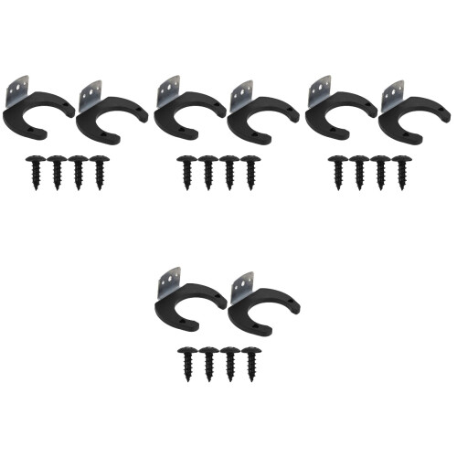 8 Pcs Microphone Hook Combination Wrought Iron Household 2