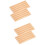 16 Pcs Wooden Domino Trays Multi-Function Bases 9