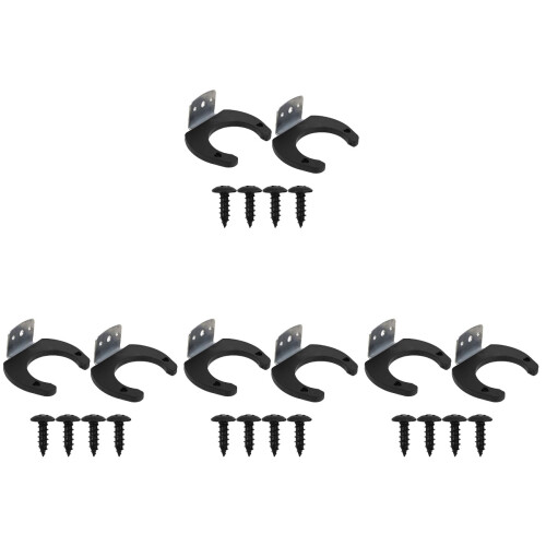8 Pcs Microphone Hook Combination Wrought Iron Household 1