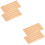 16 Pcs Wooden Domino Trays Multi-Function Bases 8