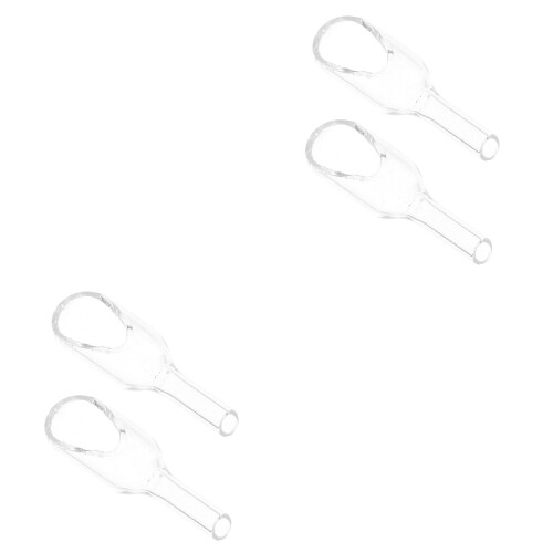 4Pièces Entonnoirs De Pesée En Verre Durable Et Transparent 2