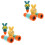 2Sets Orange Portable Kids Binocular Telescope Durable Educational Toy 3