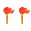 2Pcs Multi-Color Felt Torch Toys Durable Artificial Props for Party 4