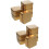 20Pcs Small Golden Tin Containers with Lids Decorative Storage Boxes 9