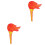2Pcs Multi-Color Felt Torch Toys Durable Artificial Props for Party 5