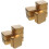 20Pcs Small Golden Tin Containers with Lids Decorative Storage Boxes 5