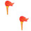 2Pcs Multi-Color Felt Torch Toys Durable Artificial Props for Party 8