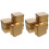 20Pcs Small Golden Tin Containers with Lids Decorative Storage Boxes 4