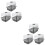 6 Pcs Tray Plants Planter Box Flowers 6